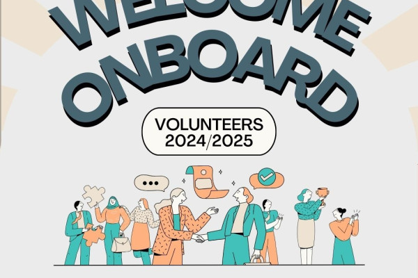 Welcome volunteers of 2024/2025! 